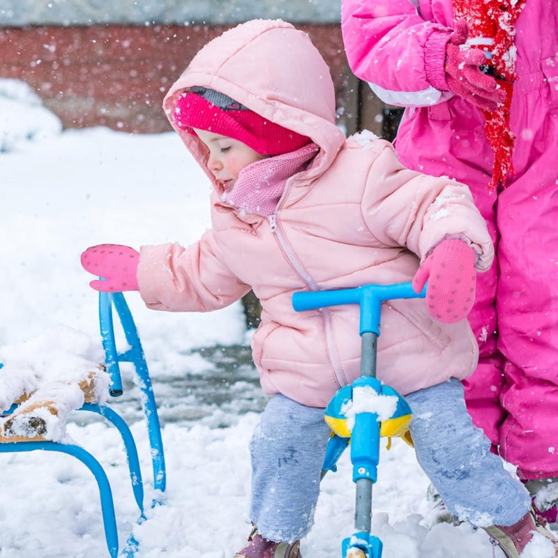 ONESING 5 Pair Toddler Mittens Black Baby Winter Gloves for Girls Boys - Warm Newborn Gloves - Image 4